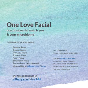 One Love Facial with Hydrating Eye & Lip Mask